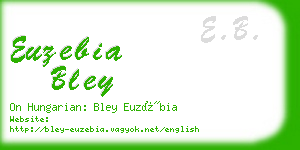 euzebia bley business card